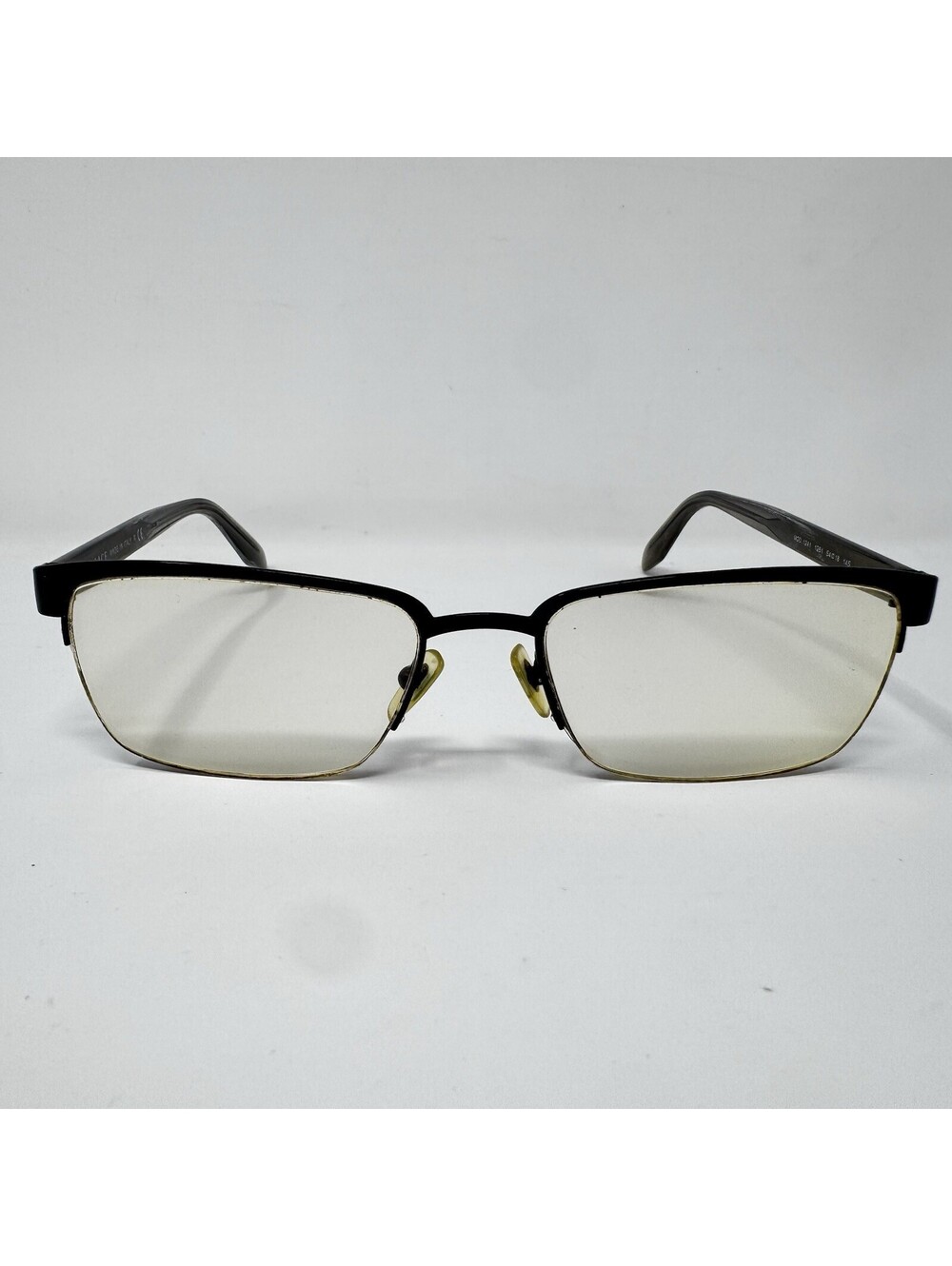 Versace MOD 1241 1261 Black Gray Half Rim Eyeglass Frames 54-18-145